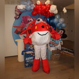 Super wings costume kids party Airplane Costume